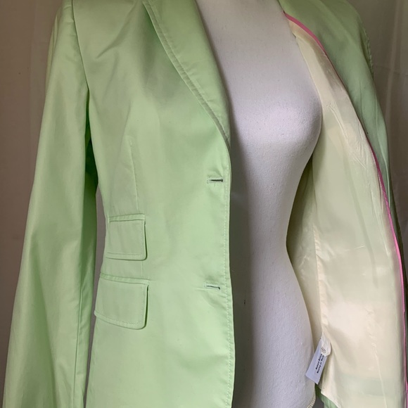 J.CREW Light Green Fully-Lined Blazer Size 6 - Picture 12 of 15
